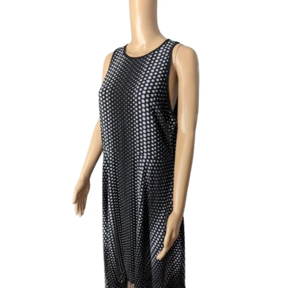 michael kors feather embroidered dress MICHAEL KORS SZ:2 Michael Kors Peacock Feather Mesh Dress STY.MF88X8D799  BLACK